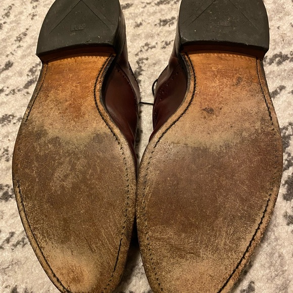 Allen Edmonds Size 11.5 EEE Dark Chili Colored - Picture 3 of 6